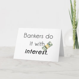 Tarjeta Festiva ¡Los banqueros lo hacen!