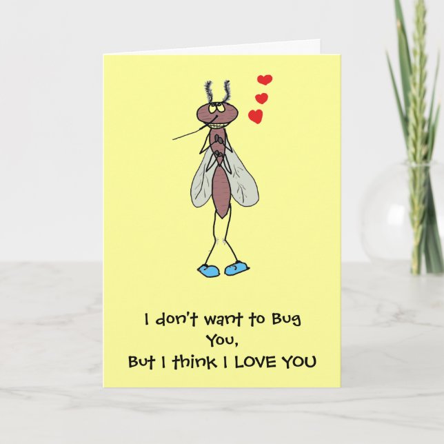 Tarjeta Festiva Los bugs aman (Anverso)