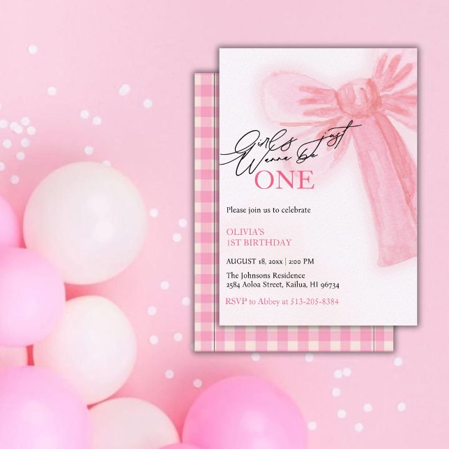 Tarjeta Festiva Los Chicas de Bow Rosado Solo Quieren Ser Un Prime (Subido por el creador)