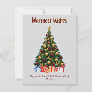 Tarjeta Festiva Los deseos más cálidos de esta temporada de Navida