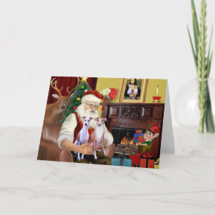 Tarjeta Festiva Los dos tragos de Santa