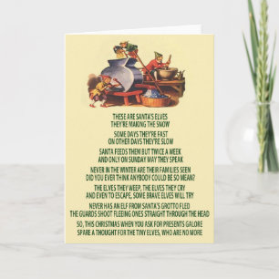 Tarjeta Festiva Los dueños de los malos Navidades