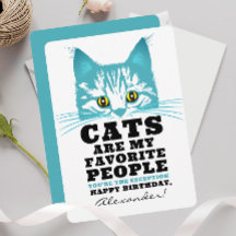 Los Gatos Son Mis Favoritos | Cumpleaños Divertido