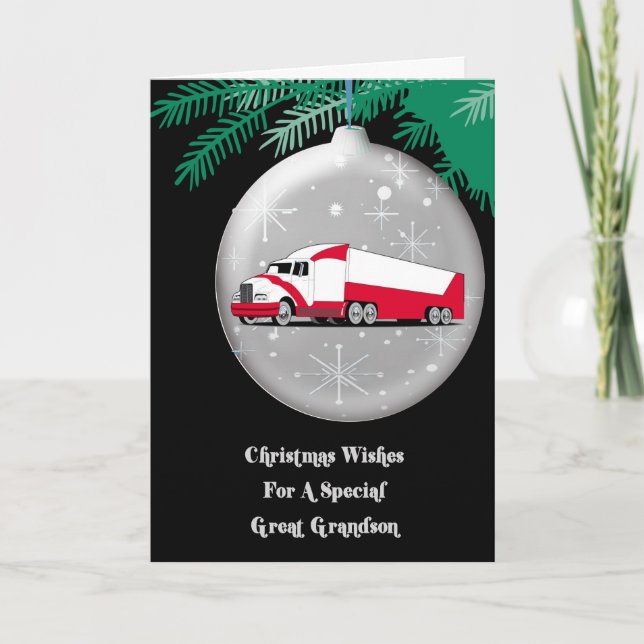 Tarjeta Festiva Los grandes Navidades de nietos desean (Anverso)