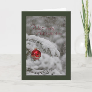 Tarjeta Festiva Los hombres sabios lo buscan