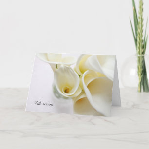 Tarjeta Festiva Los lirios de Calla organizaron simpatía