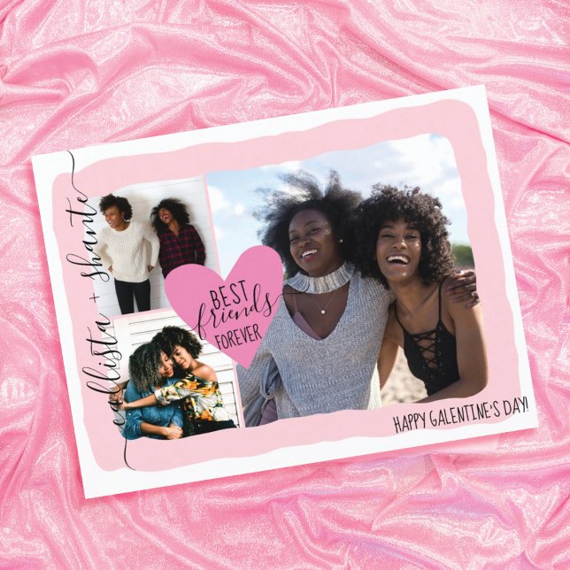 Tarjeta Festiva Los mejores amigos por siempre el día del Collage  (Subido por el creador)