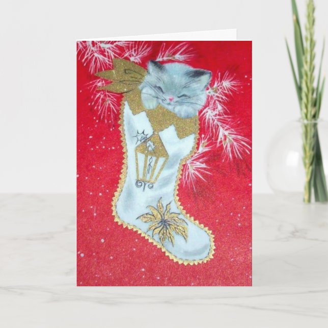 Tarjeta Festiva Los mejores Navidades de la época de mediados del  (Anverso)