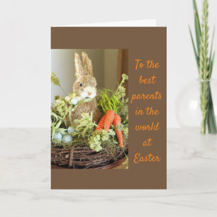 TARJETA FESTIVA LOS "MEJORES PADRES" DEL MUNDO **AMOR MÁS FÁCIL**