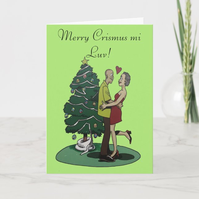 Tarjeta Festiva Los Navidades aman (Anverso)