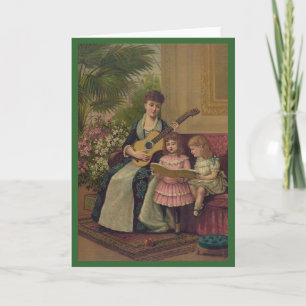 Tarjeta Festiva Los Navidades Carol