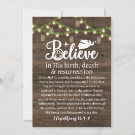 Tarjeta Festiva Los navidades creen que Jesús Natividad Madera Rús