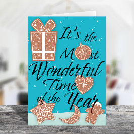 Tarjeta Festiva Los Navidades de la época más maravillosa del año