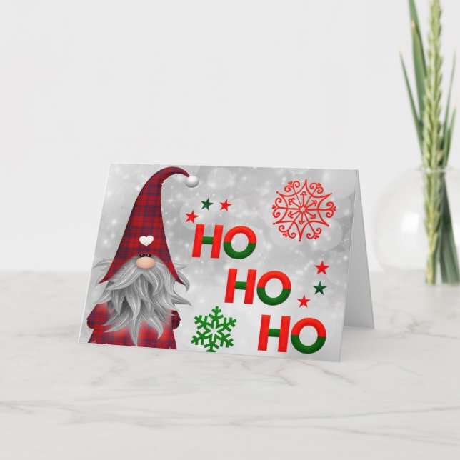 Tarjeta Festiva Los Navidades más amables se ganan el copo de niev (Anverso)