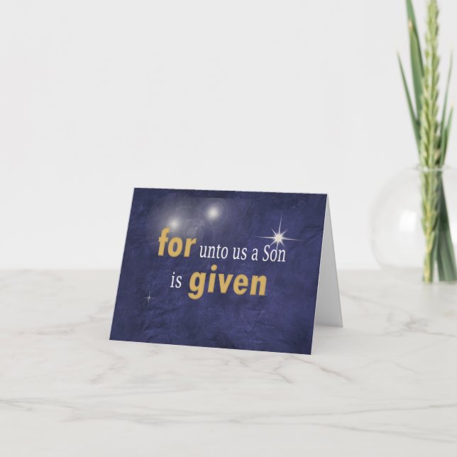 Tarjeta Festiva Los Navidades religiosos aman (Anverso)