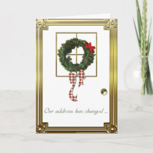 Tarjeta Festiva Los Navidades se dirigen a cambiar saludo