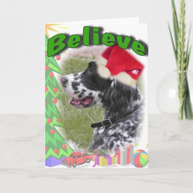 Tarjeta Festiva Los perros creen (Anverso)