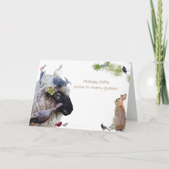 Tarjeta Festiva Los regalos de vacaciones vienen de muchas maneras (Anverso)