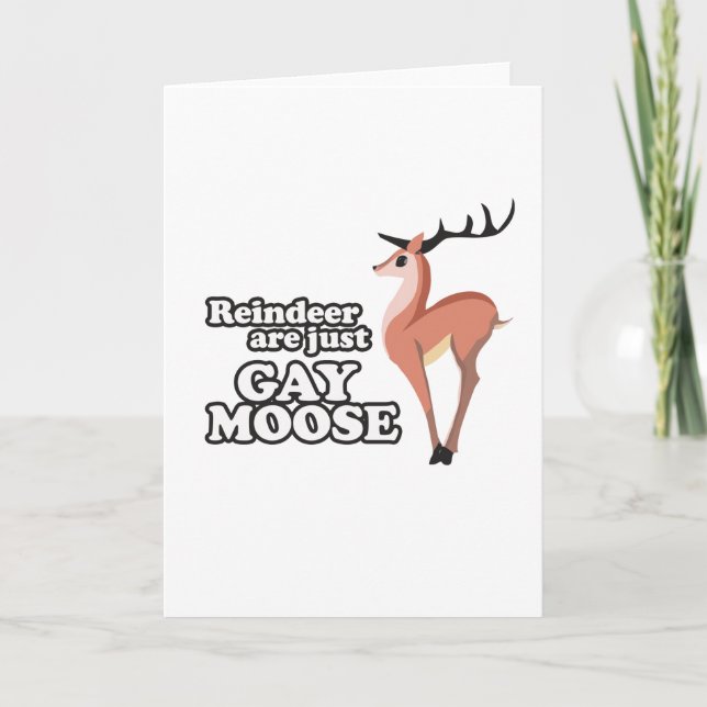 Tarjeta Festiva LOS REINDERES SON SÓLO MOSAS GAY -.png (Anverso)