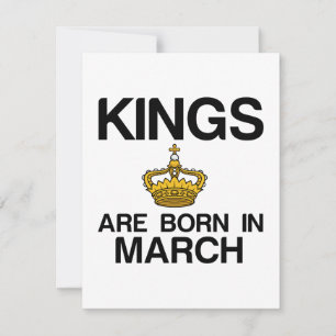 TARJETA FESTIVA LOS REYES NACEN EN MARZO