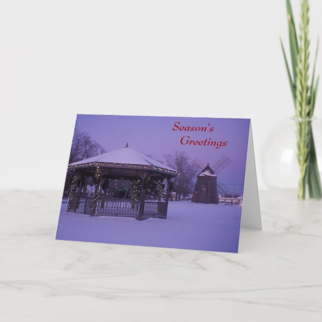 Tarjeta Festiva Los saludos de la estación de Cape Cod (Anverso)