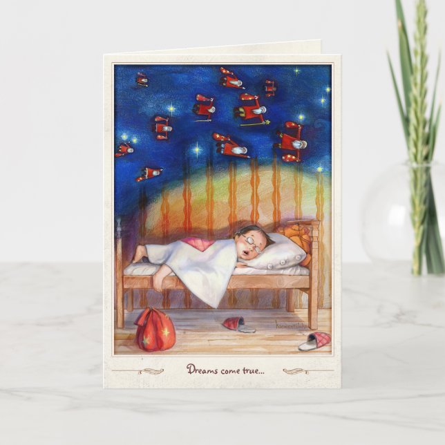 Tarjeta Festiva Los sueños se hacen realidad (Anverso)