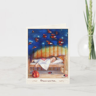 Tarjeta Festiva Los sueños se hacen realidad