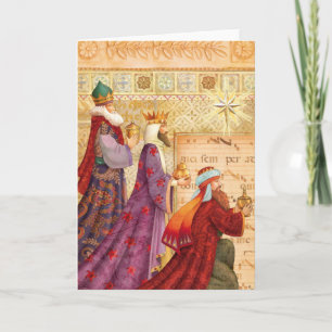 Tarjeta Festiva Los tres reyes