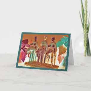 Tarjeta Festiva "Los Tres Reyes #3 "