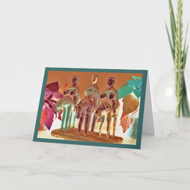 Tarjeta Festiva "Los Tres Reyes #3 " (Anverso)