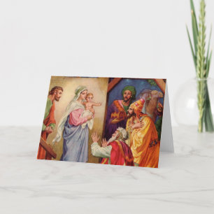Tarjeta Festiva Los tres sabios