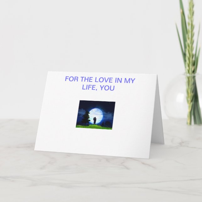 TARJETA FESTIVA LOVE CARD (Anverso)