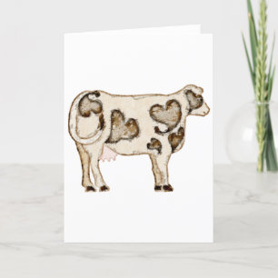 Tarjeta Festiva Love Cow