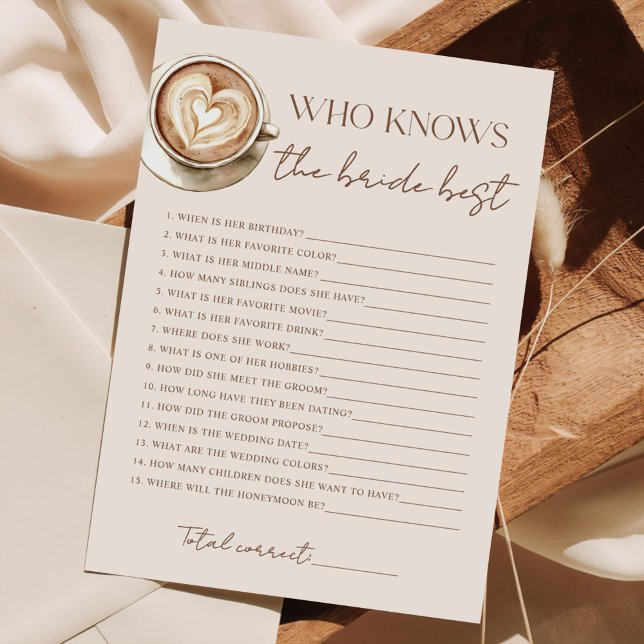 Tarjeta Festiva Love Is Brewing Coffee Bridal Shower (Subido por el creador)