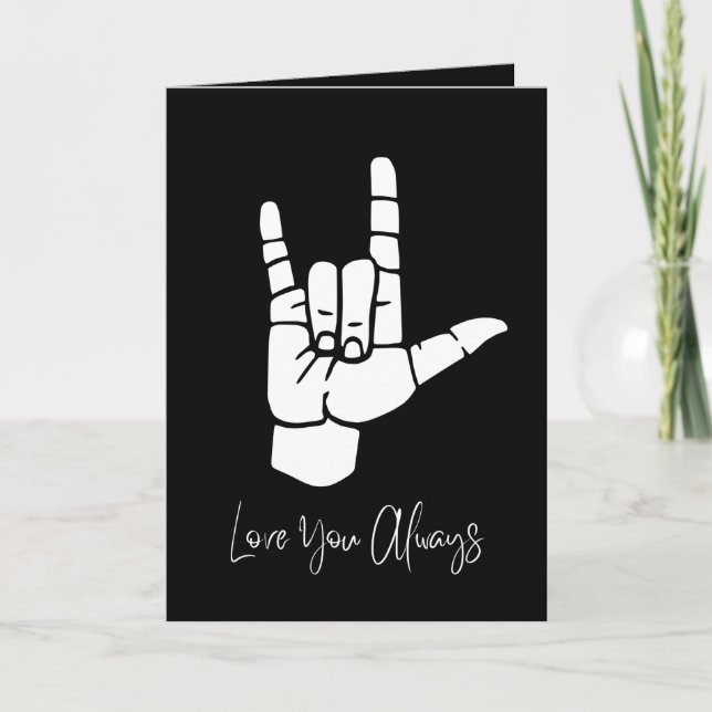 Tarjeta Festiva “Love You Always” Birthday Card (Anverso)