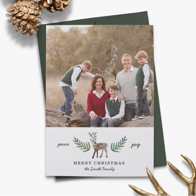 Tarjeta Festiva Loved Dearly 1 Photo Holiday (Subido por el creador)