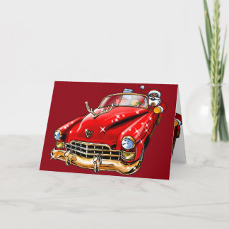 Tarjeta Festiva Low Rider Santa