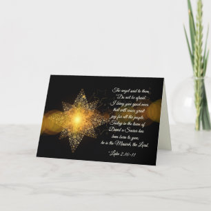 Tarjeta Festiva Lucas 2 10-11 Nace un Salvador, Navidades