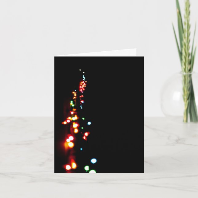 Tarjeta Festiva Luces (Anverso)