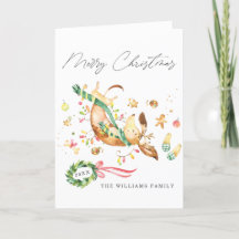 Luces adorables de perros felices Navidades de Dac