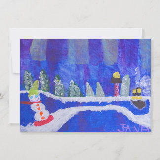 Tarjeta Festiva Luces boreales