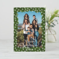 Luces de destellos de pino verde Foto Personalizad