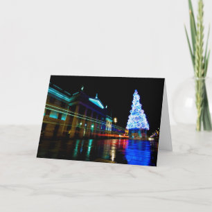 Tarjeta Festiva Luces de Dublín