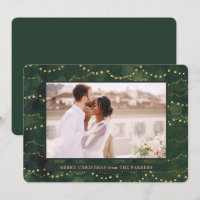 Luces de hadas de oro | Elegantes Navidades fotogr