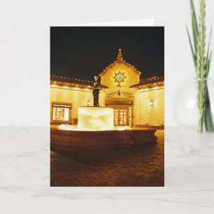 Tarjeta Festiva Luces de la plaza de Kansas City