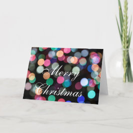 Tarjeta Festiva Luces de Navidades borrosas de 3145