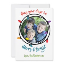 Luces de Navidades merry y Bright