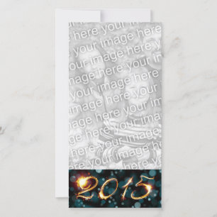 Tarjeta Festiva Luces fiestas de 2015