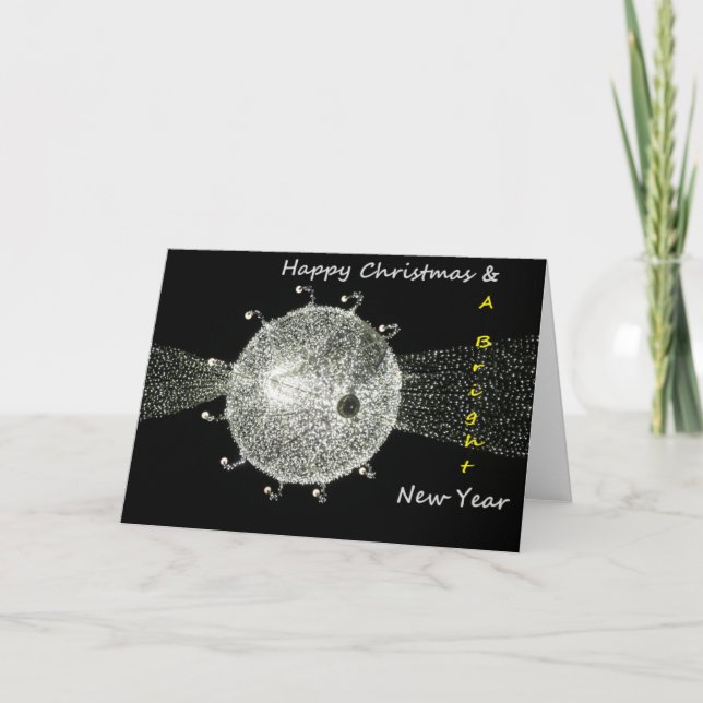 Tarjeta Festiva Luces navidades (Anverso)
