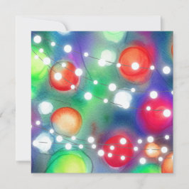 Tarjeta Festiva Luces navidades